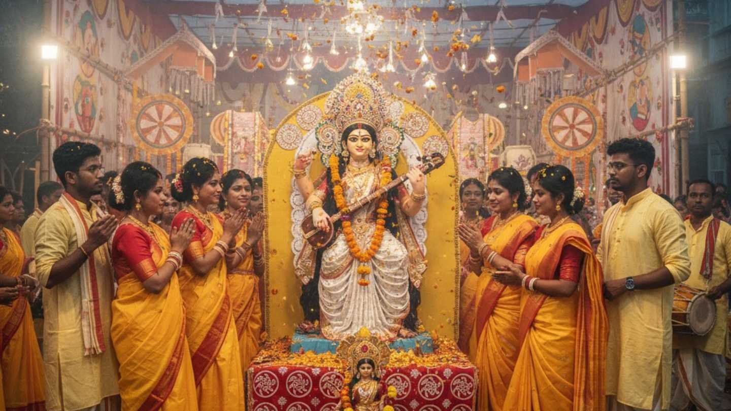 Shri Shri Saraswati Puja